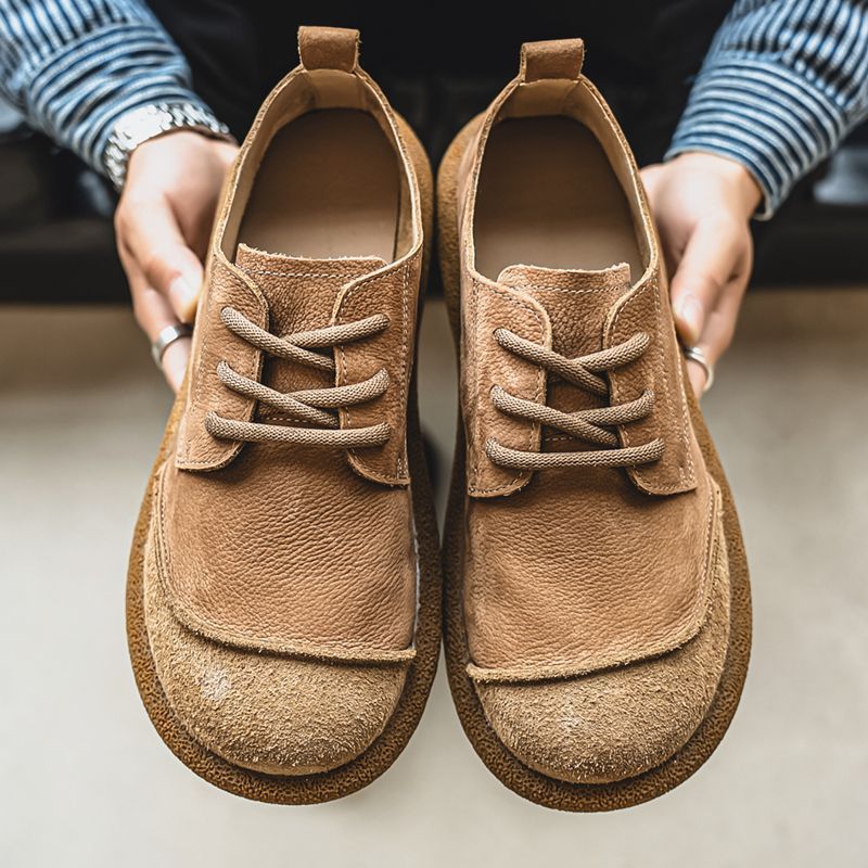 Botas estilo Martin de piel suave para hombre