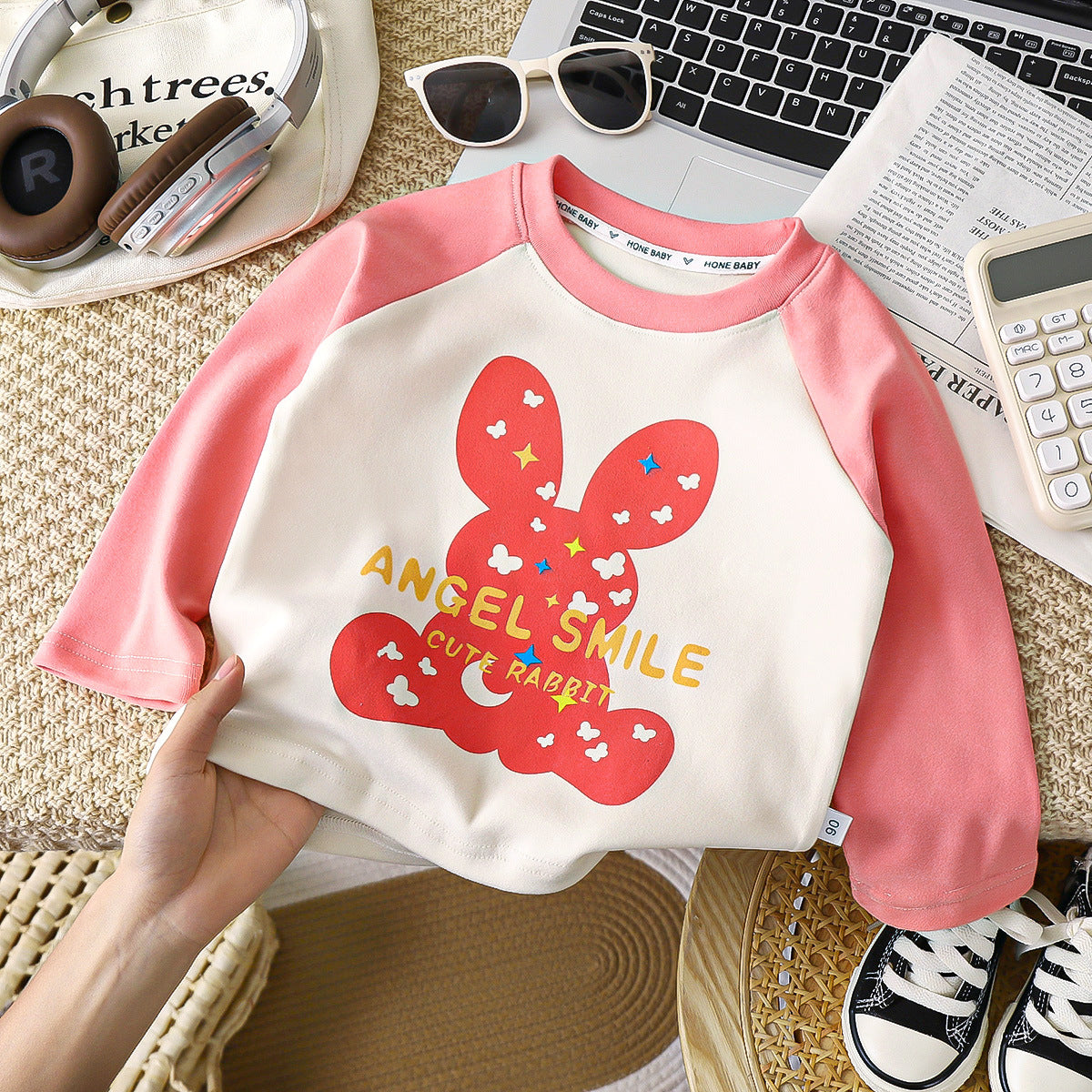 Camiseta infantil térmica de terciopelo