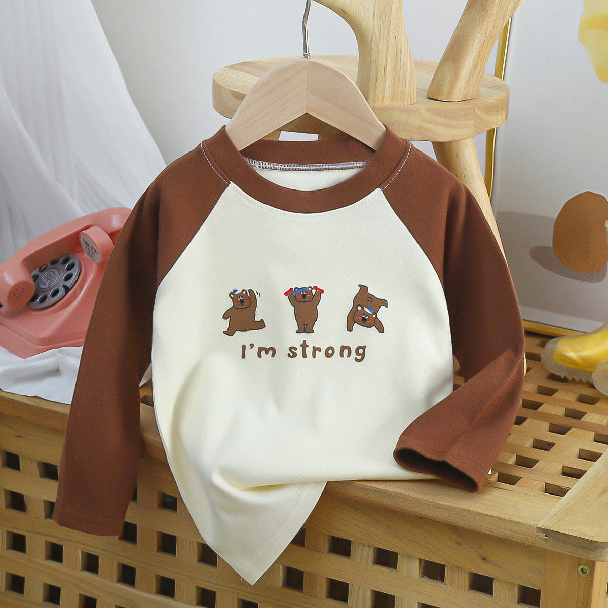 Camiseta infantil de manga larga con dibujos