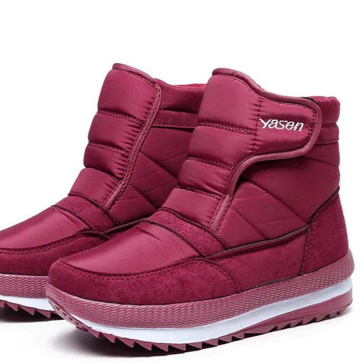 Botas de nieve impermeables con forro de borreguito
