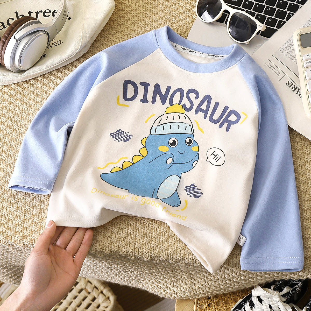 Camiseta infantil térmica de terciopelo