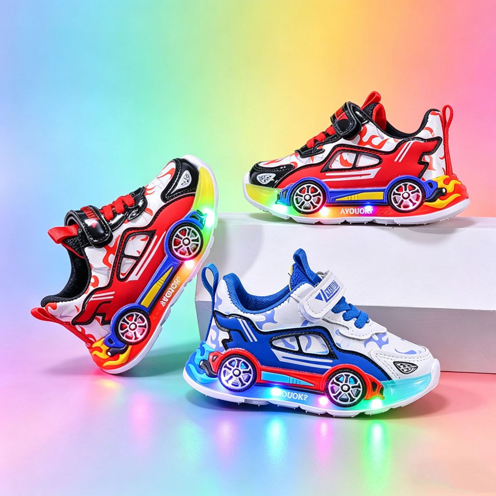 Zapatillas infantiles con luces LED