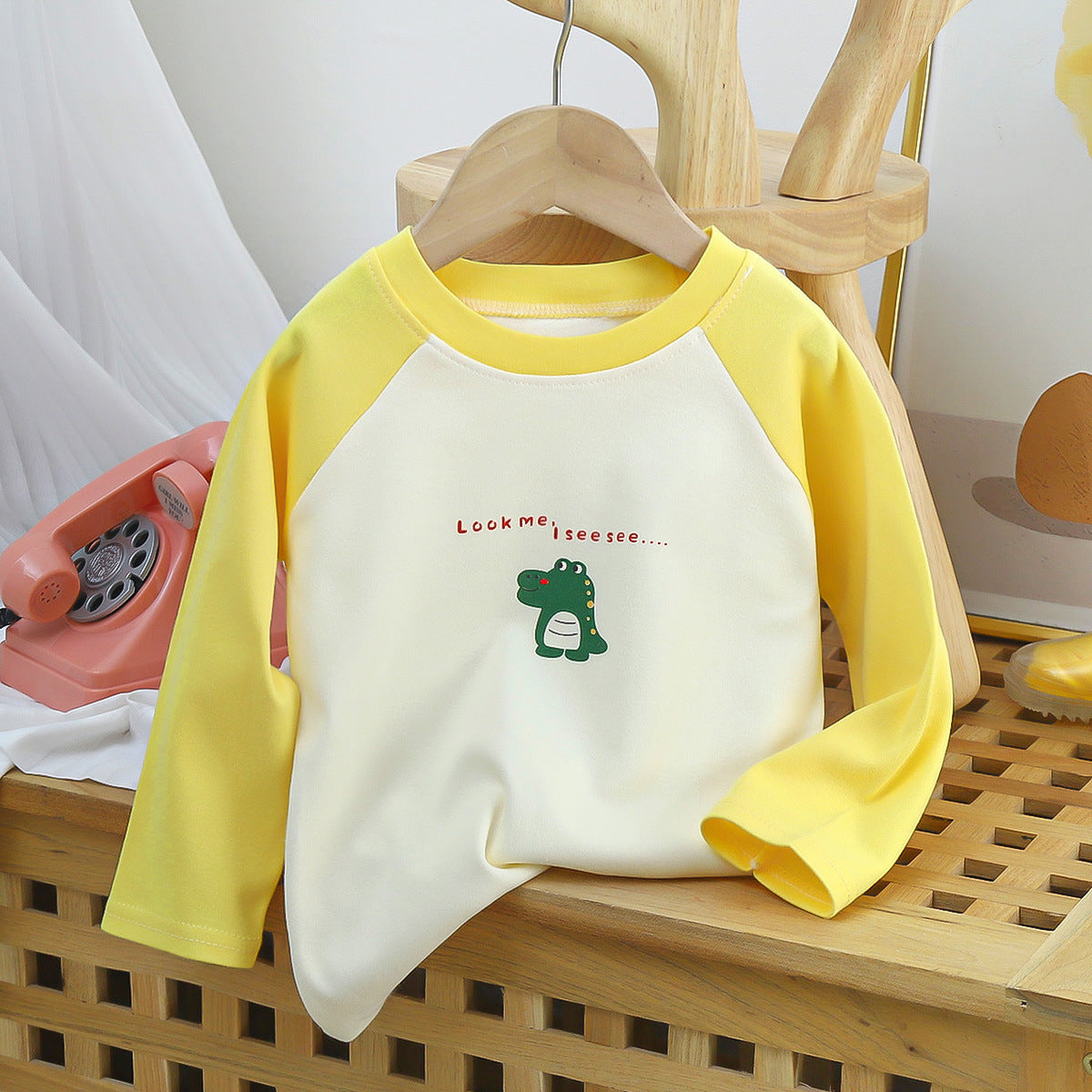 Camiseta infantil de manga larga con dibujos