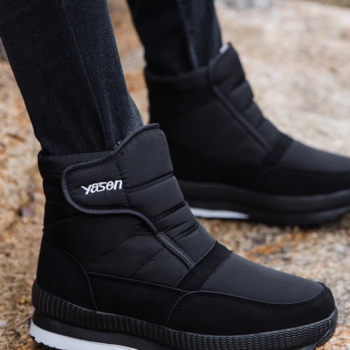 Botas de nieve impermeables con forro de borreguito