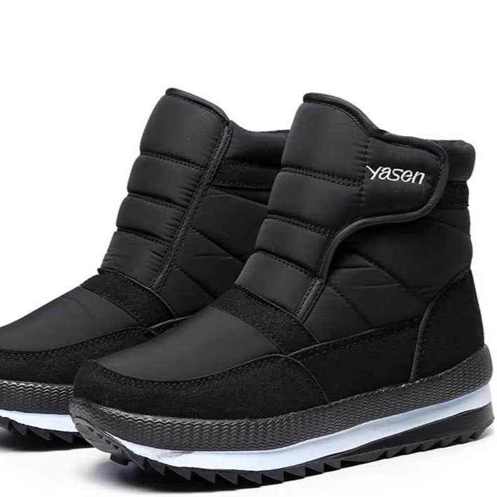 Botas de nieve impermeables con forro de borreguito