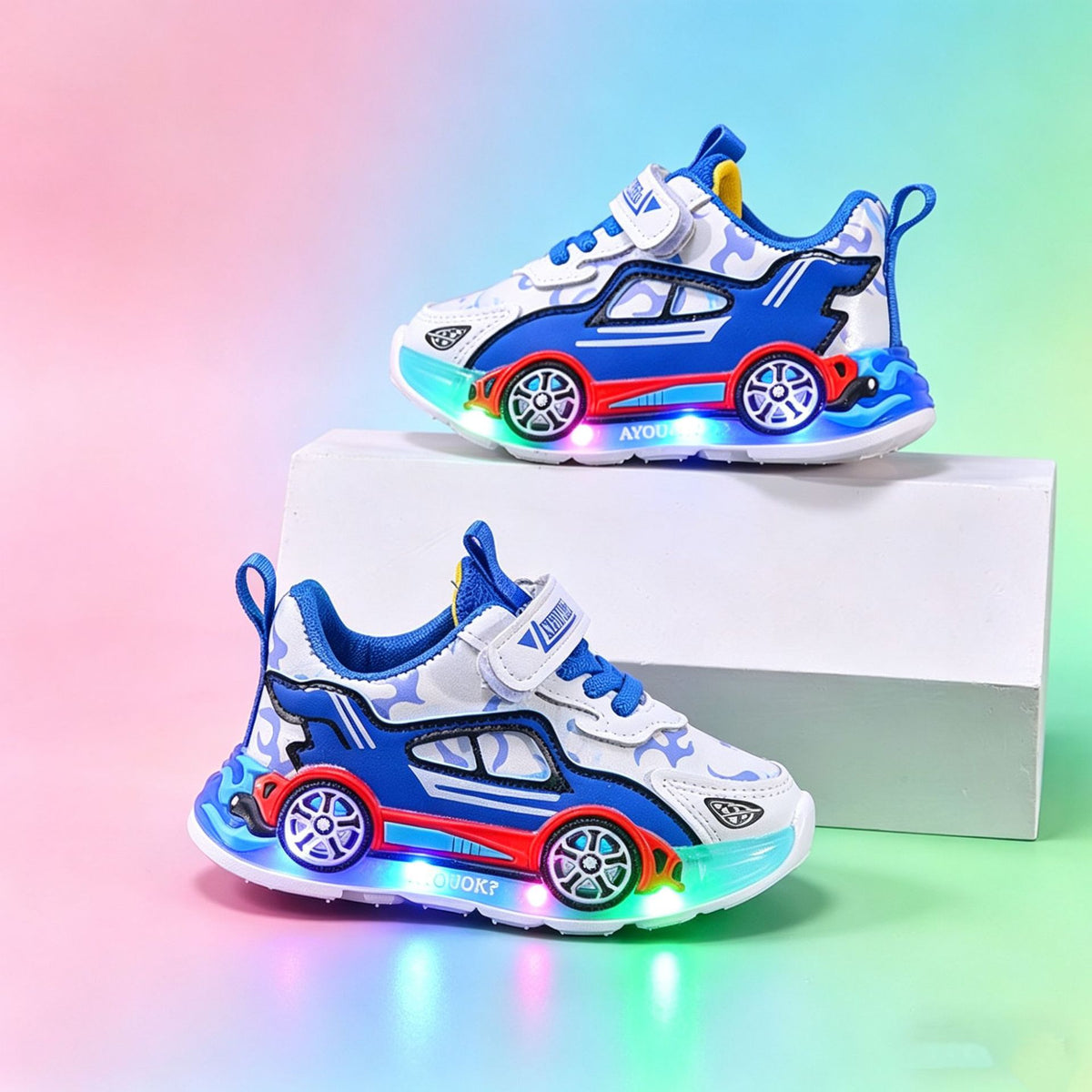 Zapatillas infantiles con luces LED