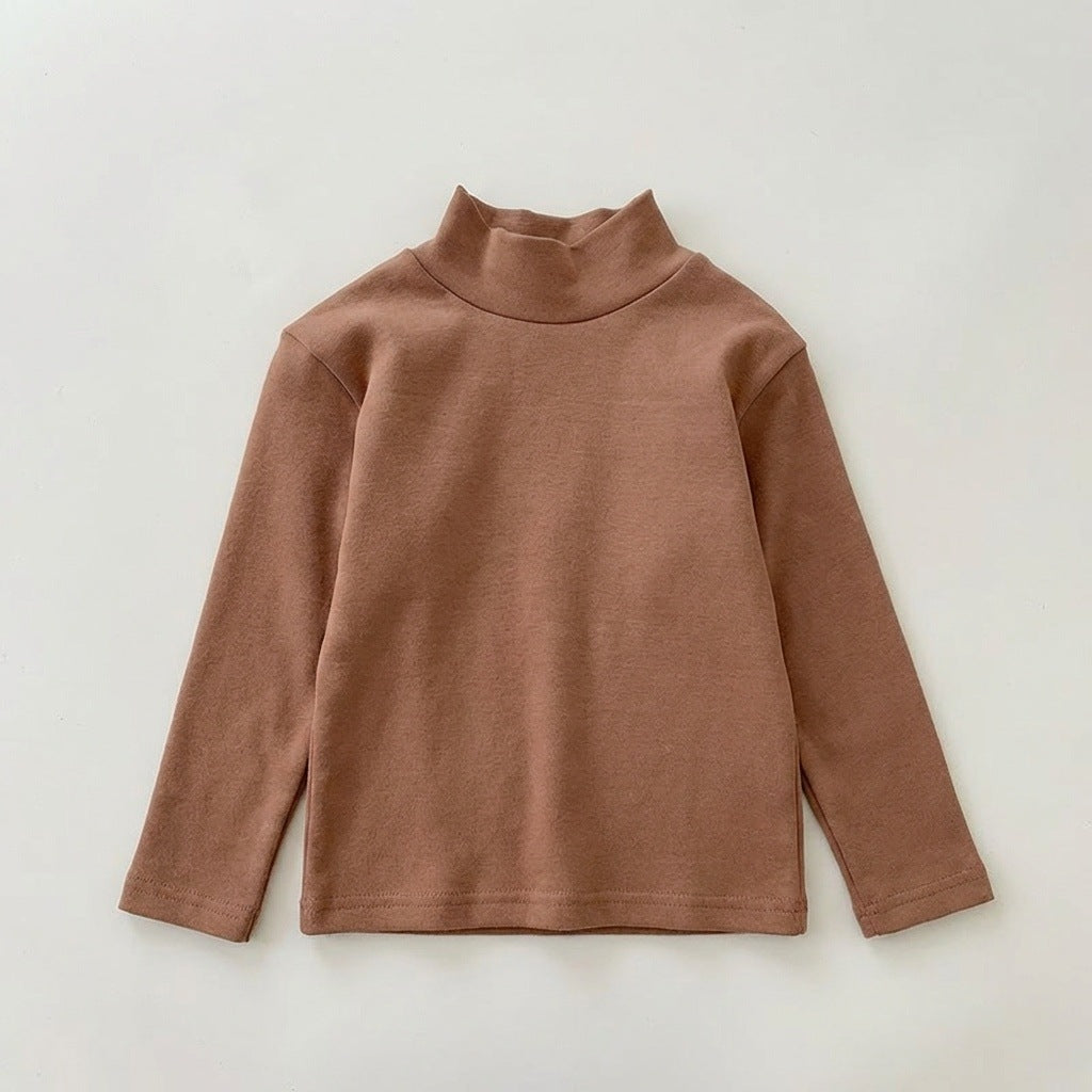 Camiseta infantil de cuello medio alto