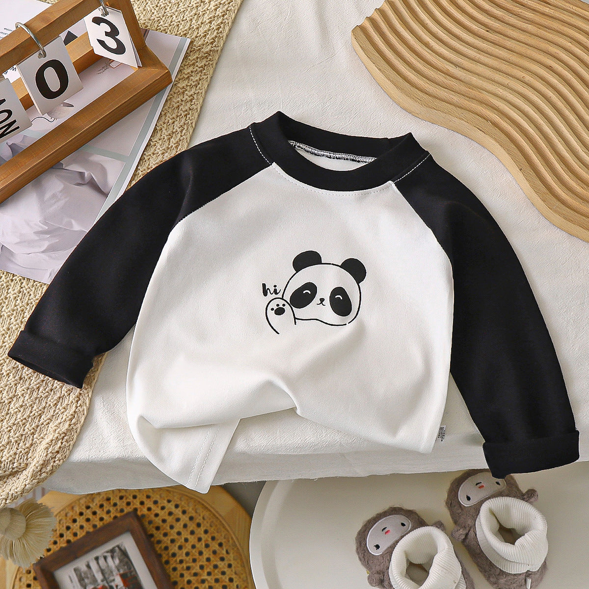 Camiseta infantil de manga larga con dibujos