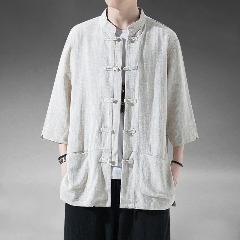 Camisa ligera de estilo oriental