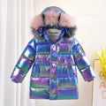 Chaqueta acolchada infantil con capucha desmontable