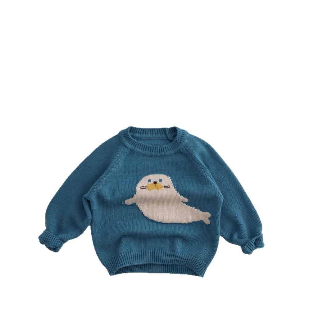 Jersey infantil de punto de algodón con dibujos