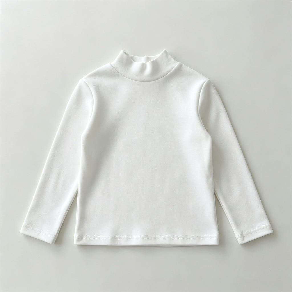 Camiseta infantil de cuello medio alto