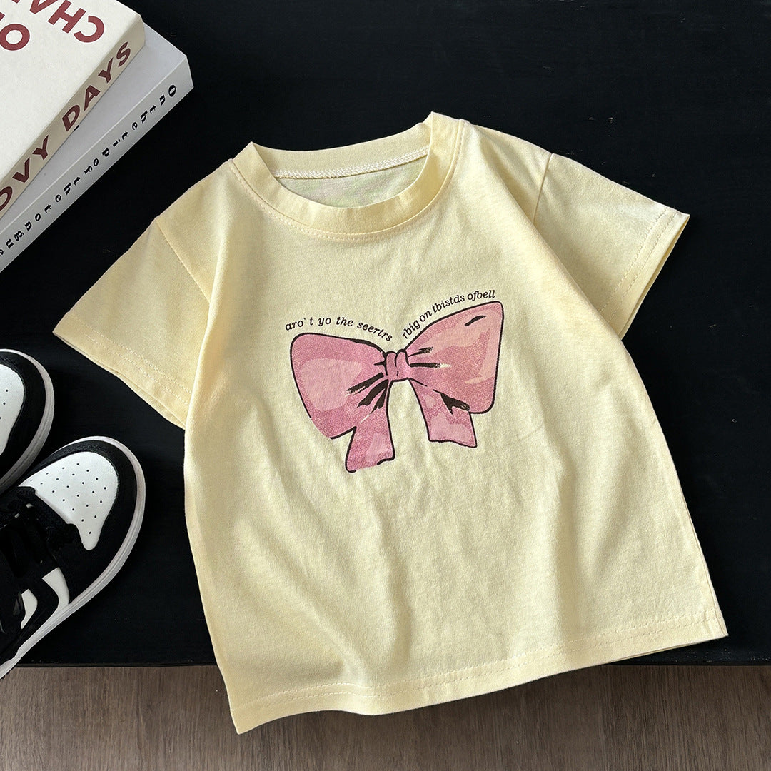 Camiseta infantil de algodon con estampado