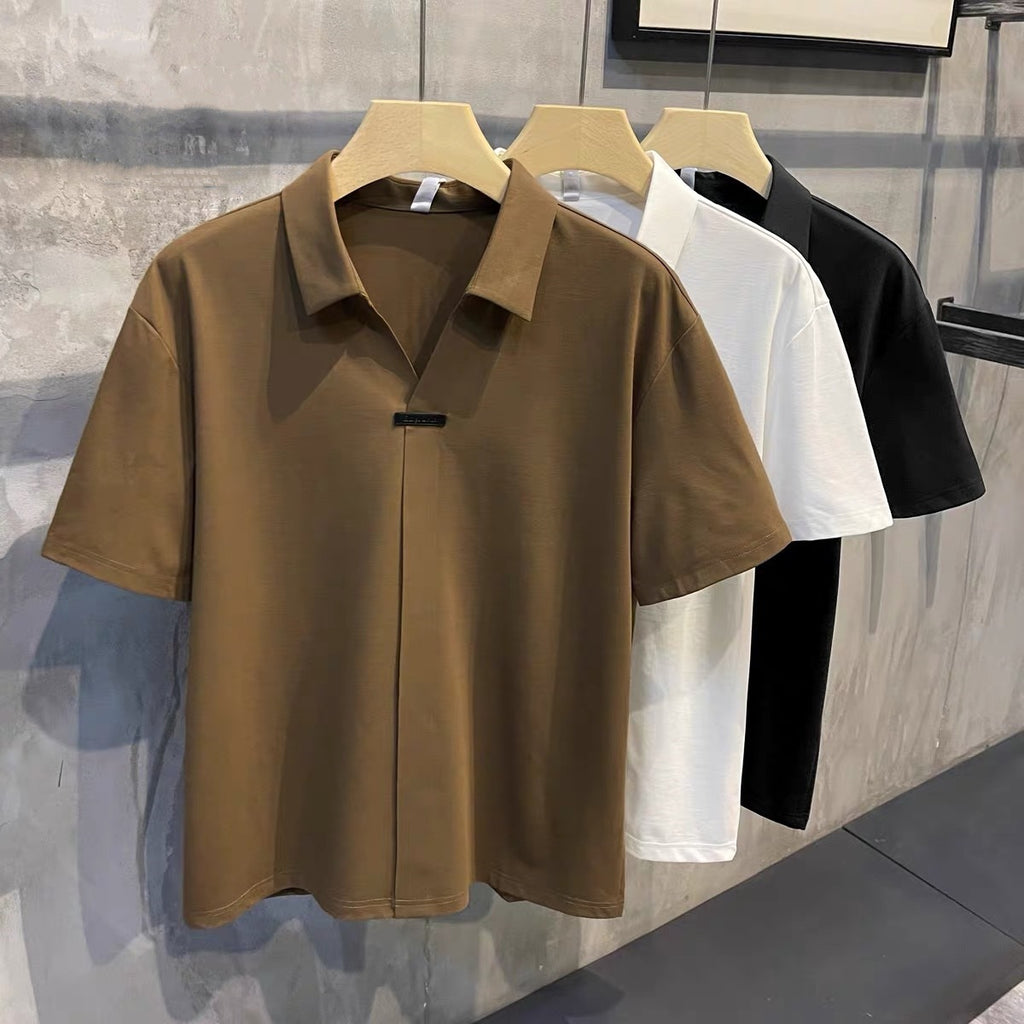 Polo clásico de manga corta para hombre