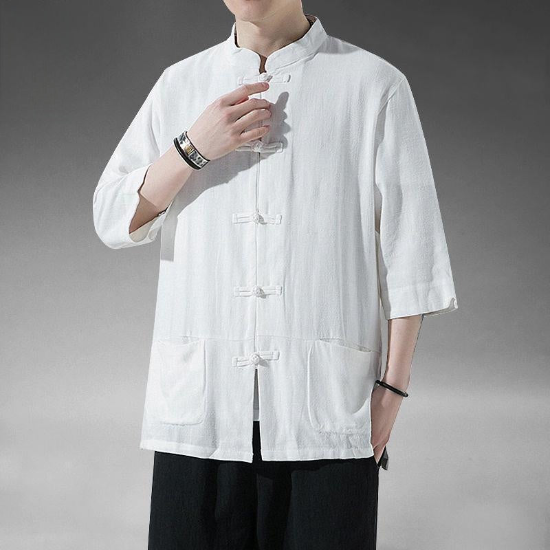 Camisa ligera de estilo oriental