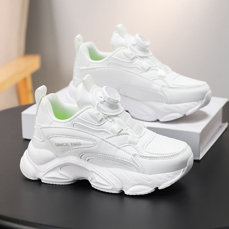 Zapatillas deportivas blancas infantiles