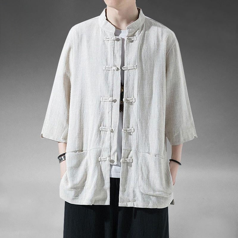 Camisa ligera de estilo oriental