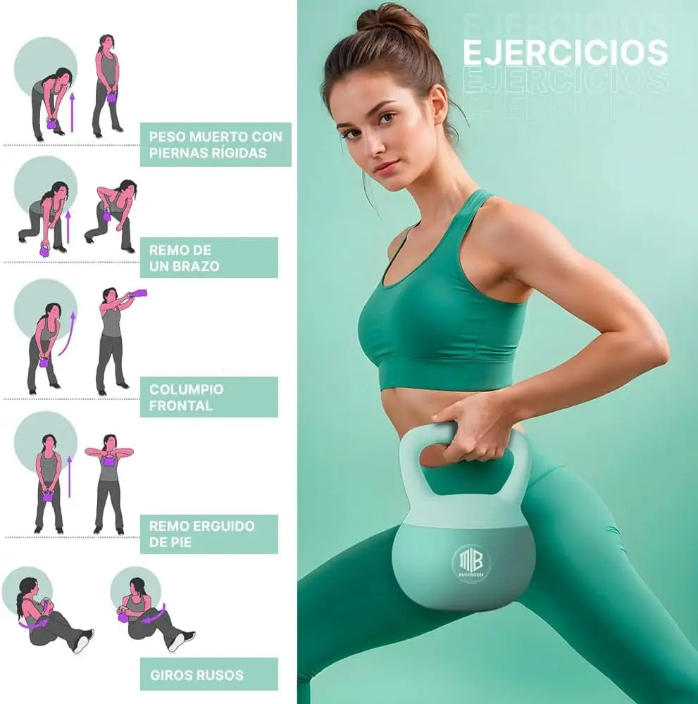 Pesa rusa de neopreno (2–12 kg)