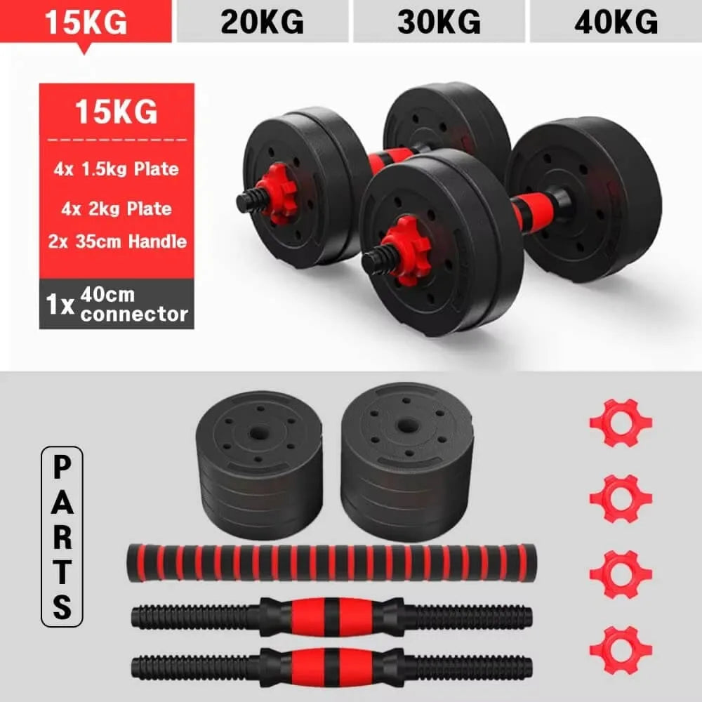 Mancuernas ajustables 3 en 1