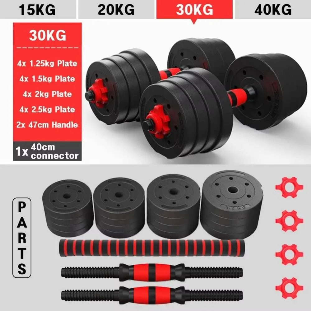 Mancuernas ajustables 3 en 1