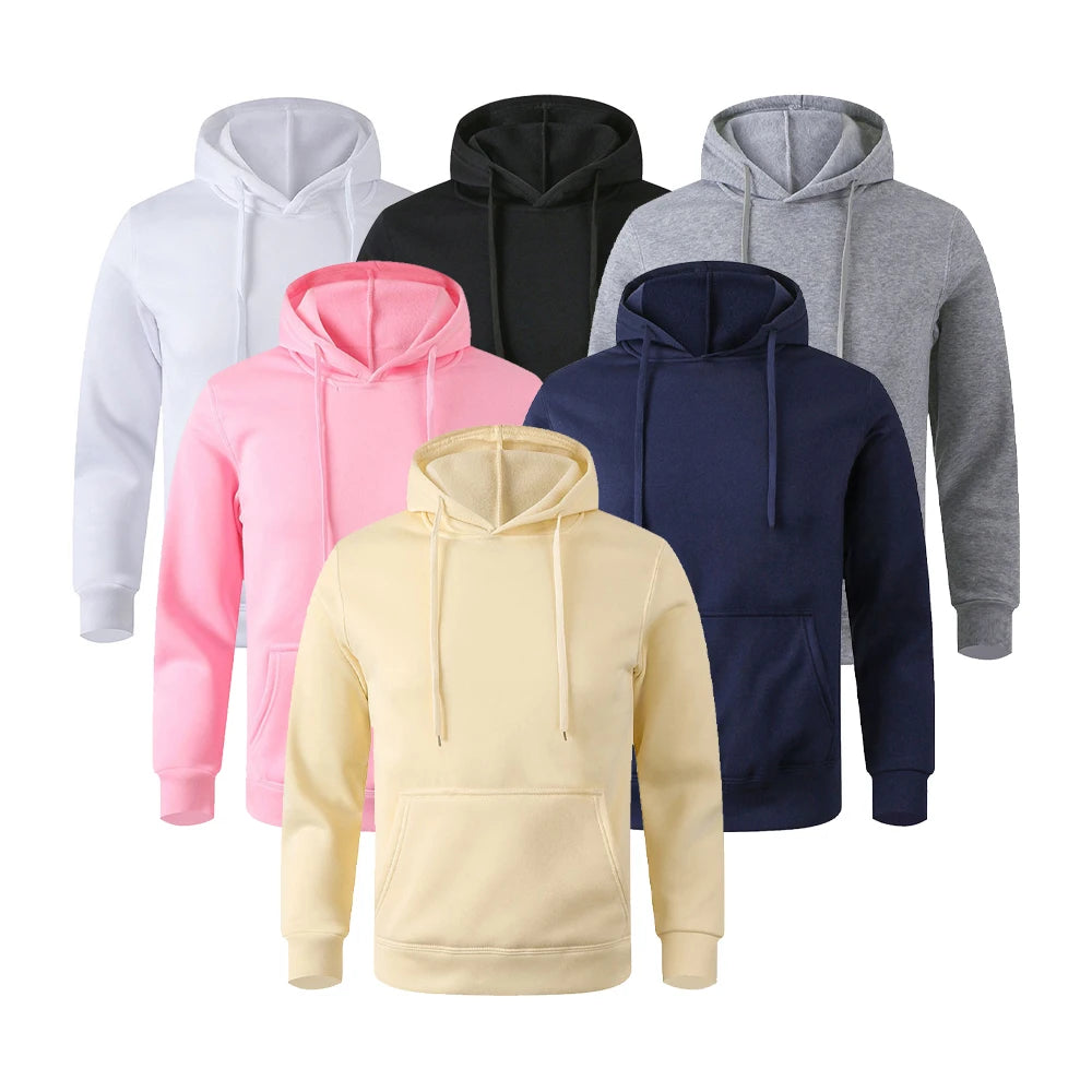 Sudadera básica unisex de cuello redondo