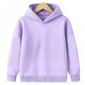 Sudadera infantil con capucha lisa