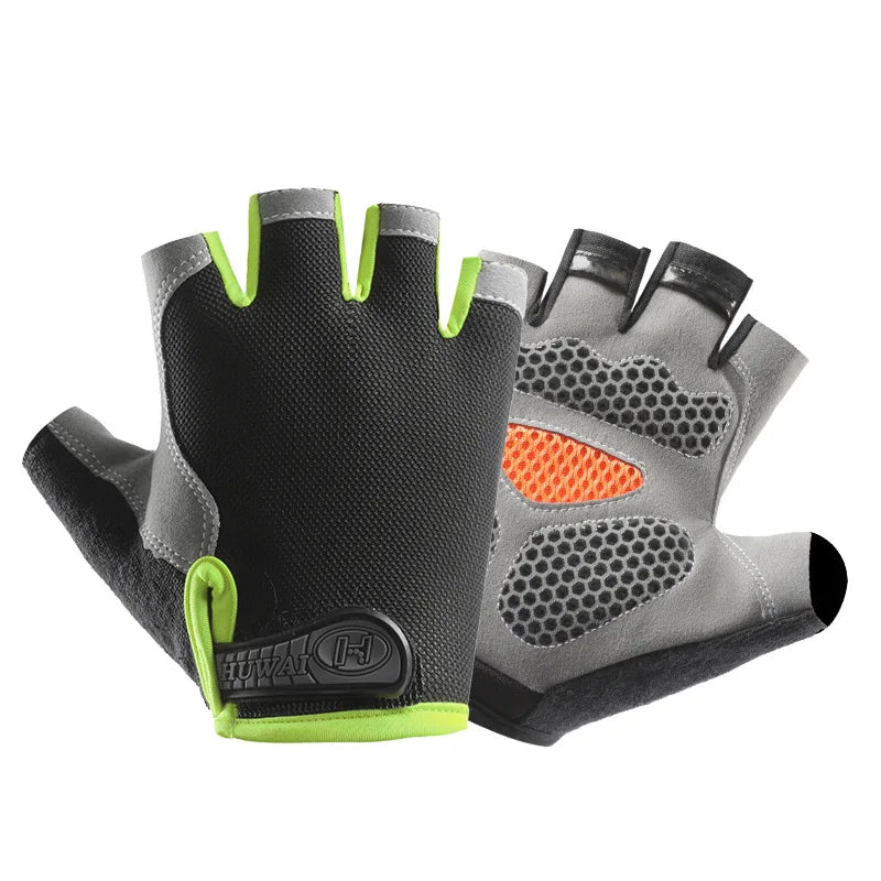 Guantes de gimnasio de medio dedo