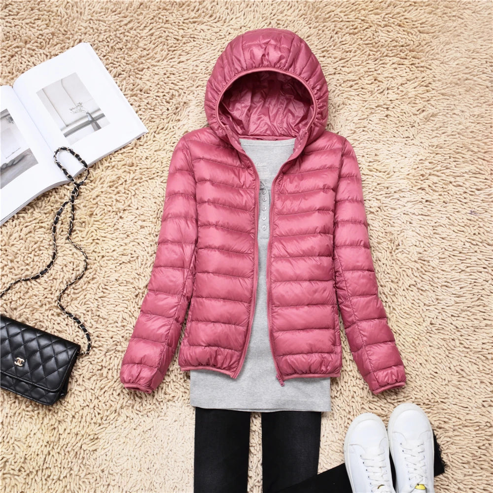 Chaqueta acolchada ultraligera para mujer (tallas grandes)