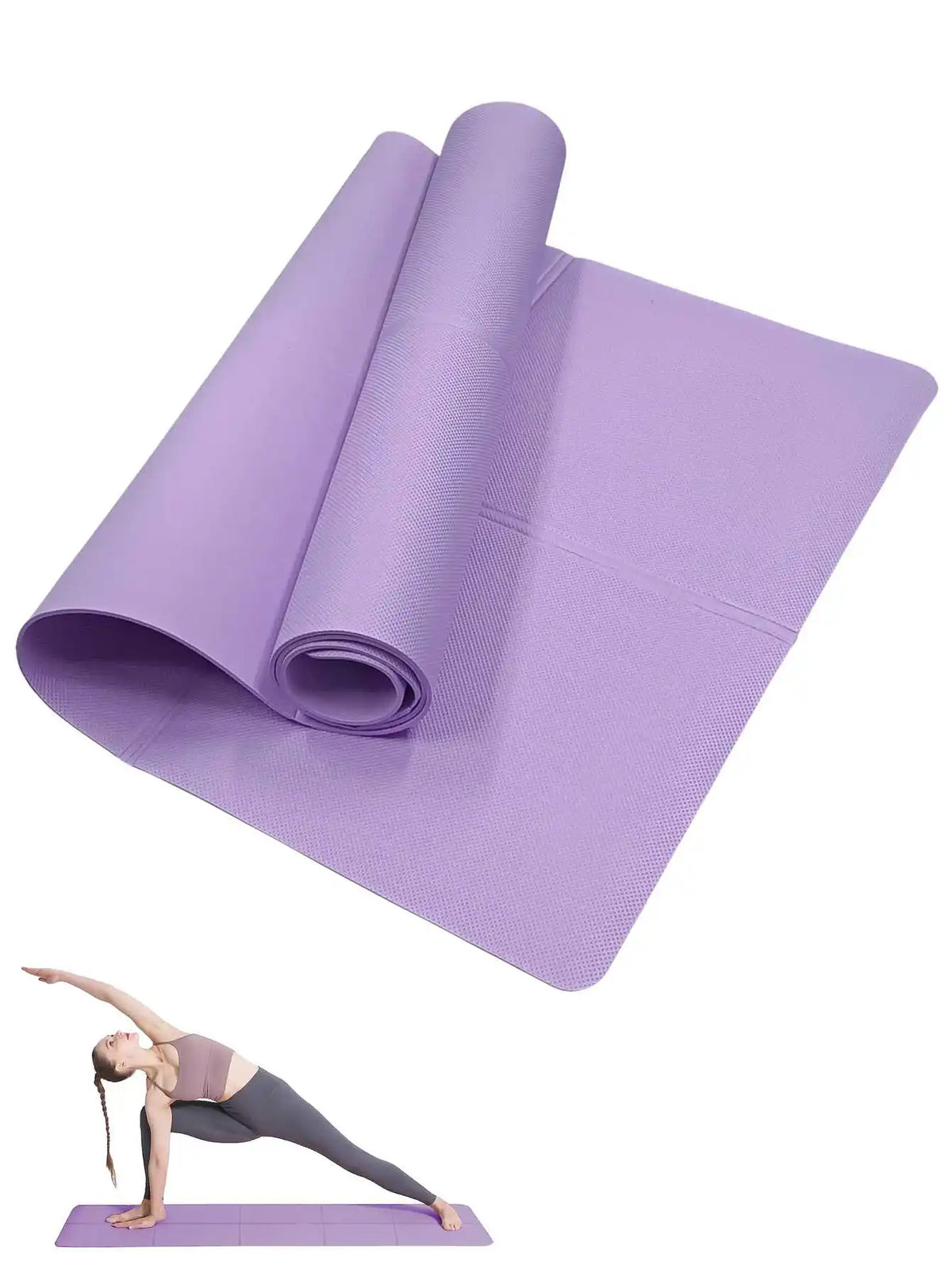 Esterilla de yoga y fitness antideslizante
