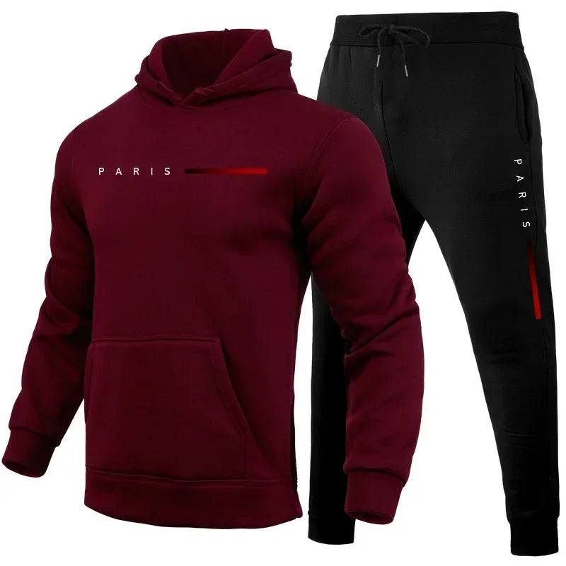 Chándal de hombre con capucha (sudadera + pantalón)