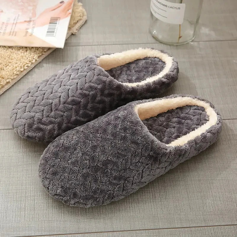 Zapatillas de casa mullidas antideslizantes unisex