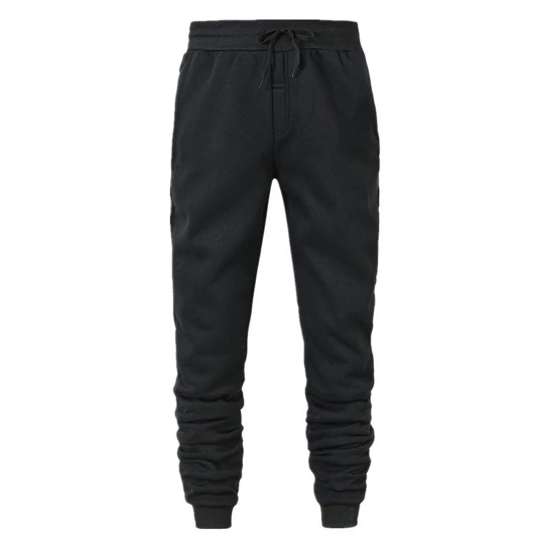 Pantalón jogger deportivo con puños para hombre