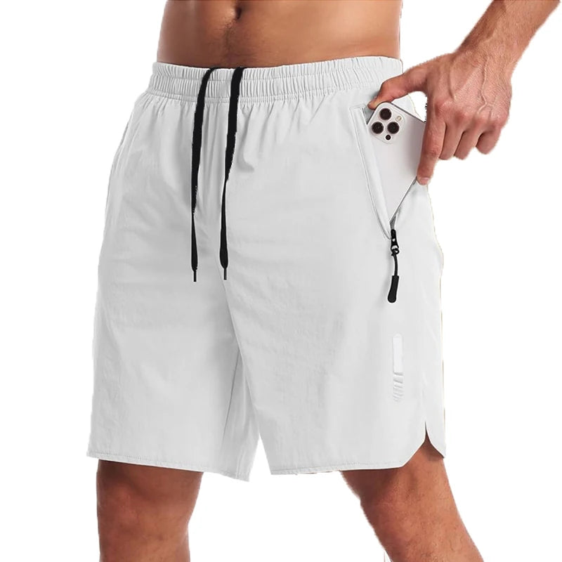 Pantalón corto deportivo elástico para hombre