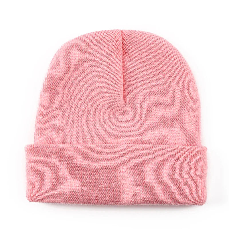 Gorro de lana con vuelta unisex