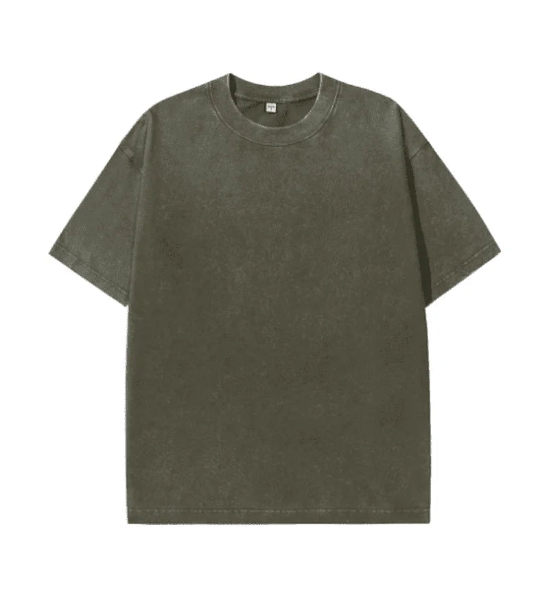 Camiseta vintage efecto lavado oversize para hombre