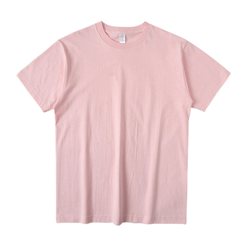 Camiseta oversize de algodón grueso para hombre