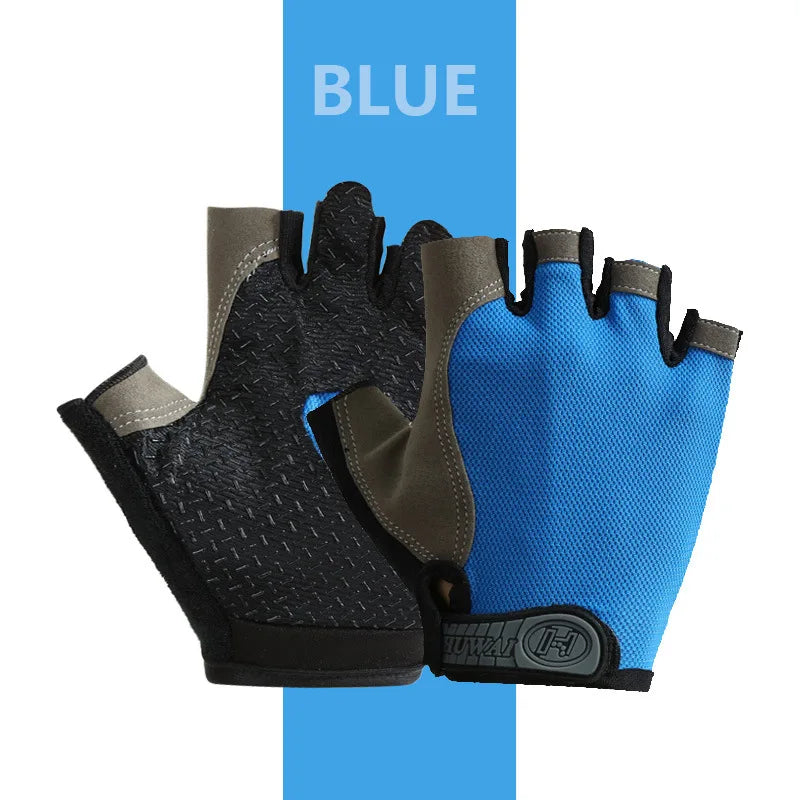 Guantes de gimnasio de medio dedo