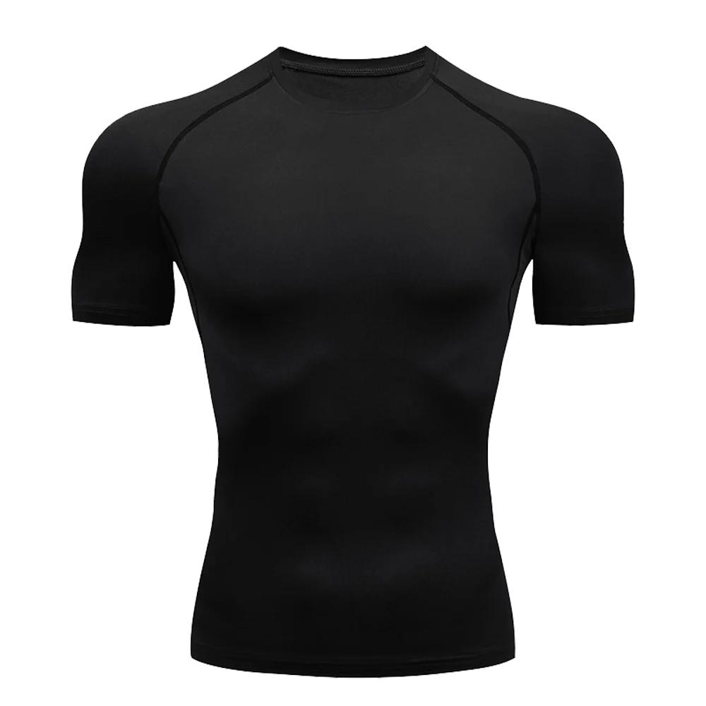 Camiseta de entrenamiento transpirable de manga corta para hombre