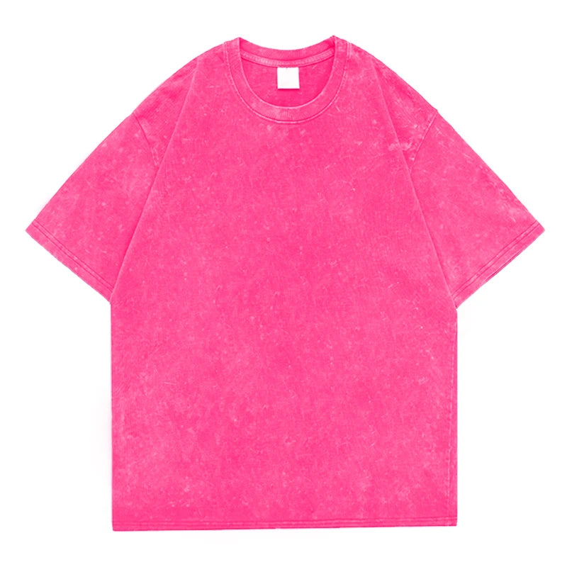 Camiseta vintage efecto lavado oversize para hombre
