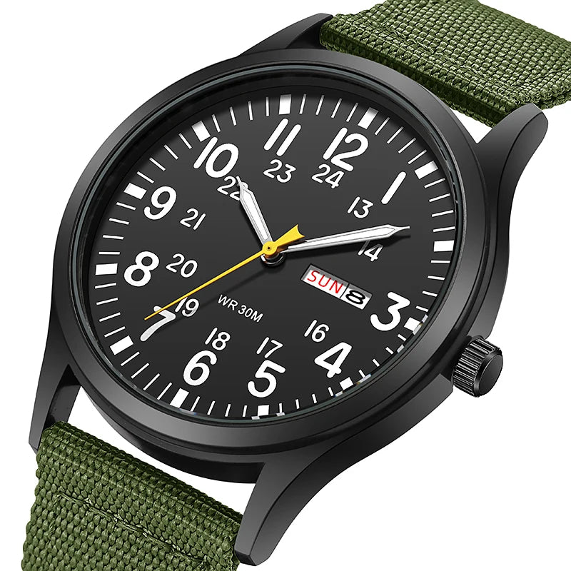 Reloj de campo TPW con correa de tela