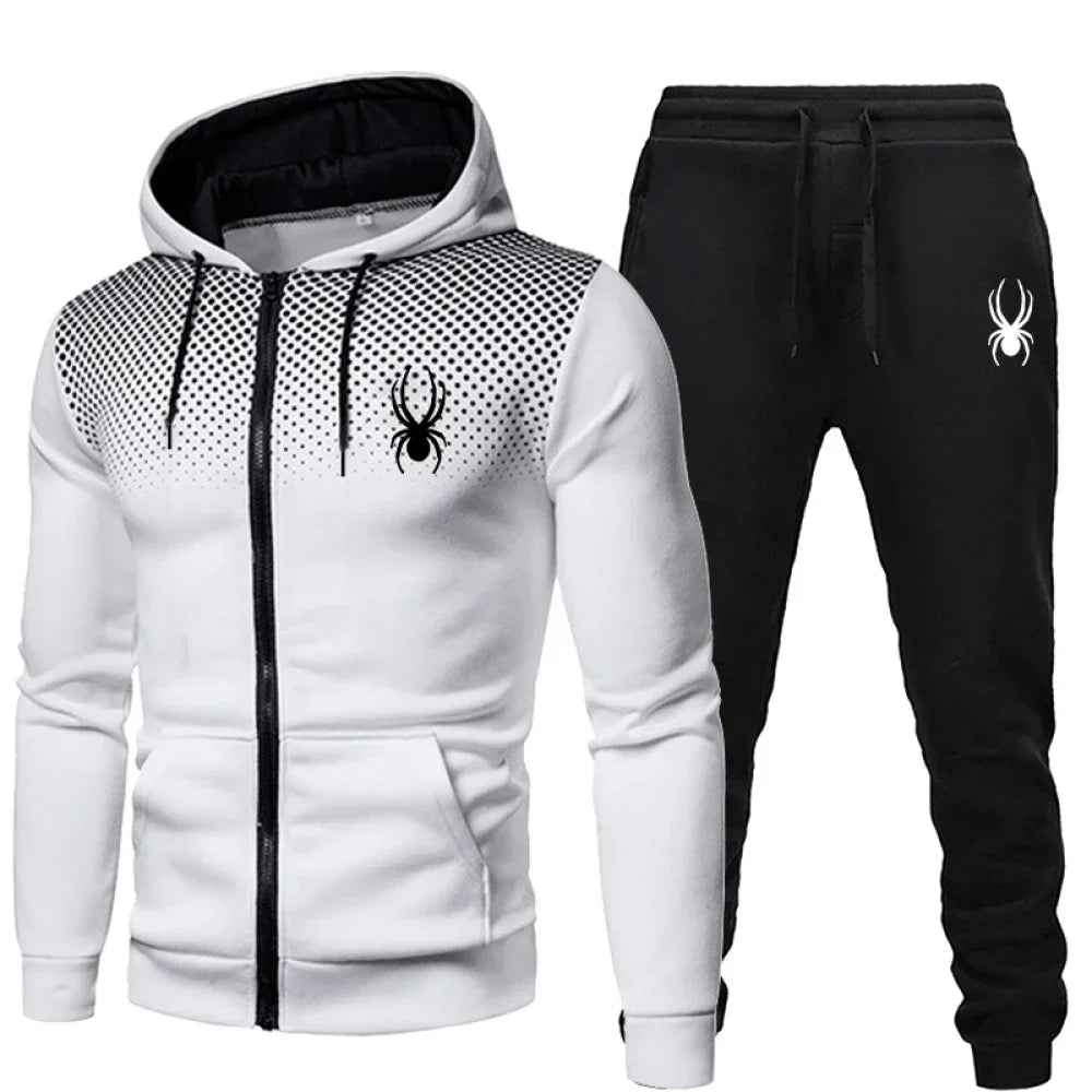 Chándal completo con capucha para hombre (sudadera + pantalón)