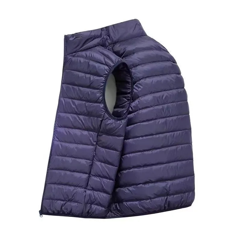 Chaleco acolchado con cuello alto para hombre