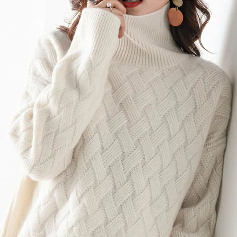 Jersey grueso oversize para mujer