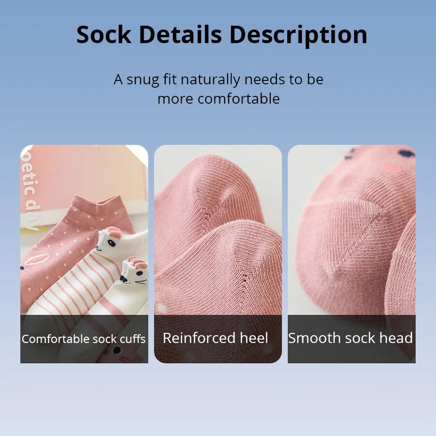 Pack de calcetines cortos para mujer (5, 10 o 20 pares)