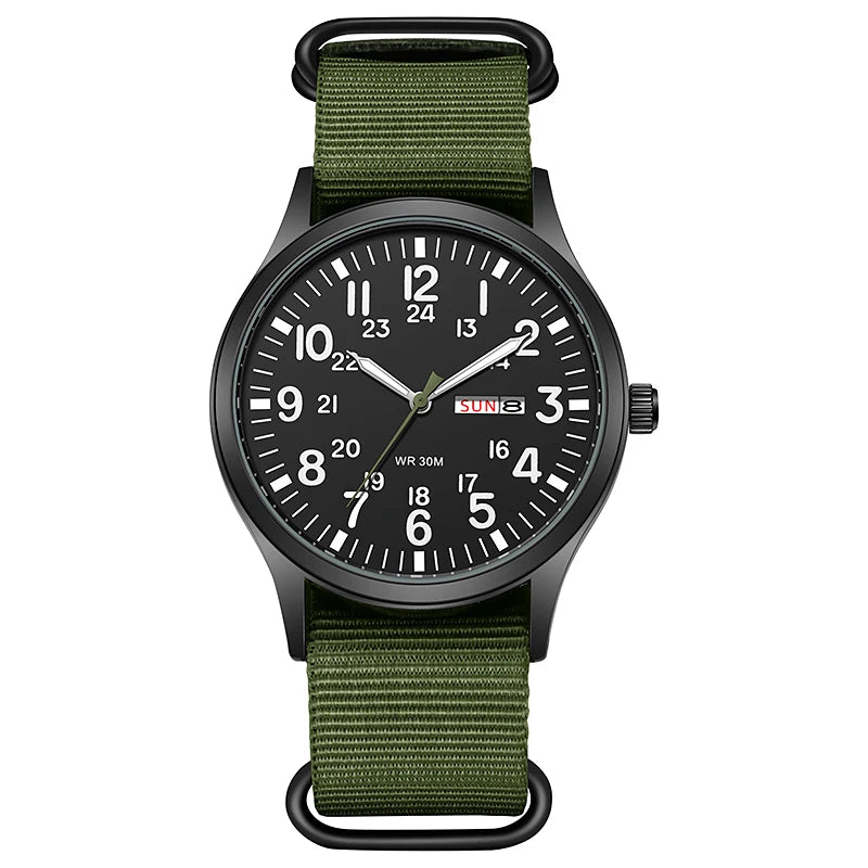 Reloj de campo TPW con correa de tela
