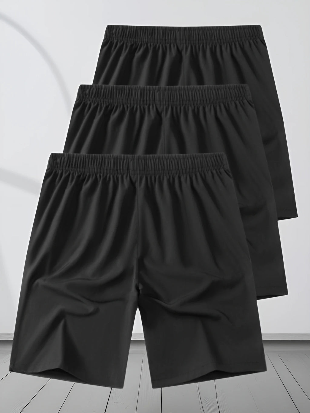 Pack de 3 pantalones cortos deportivos para hombre