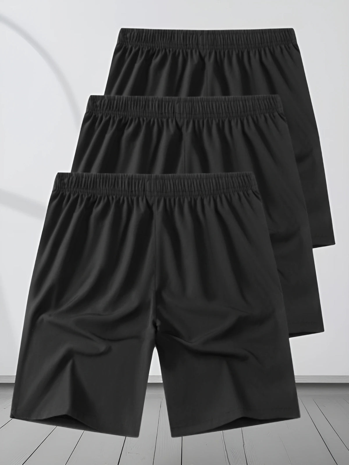 Pack de 3 pantalones cortos deportivos para hombre
