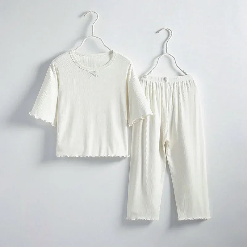 Conjunto de verano para niña camiseta y short