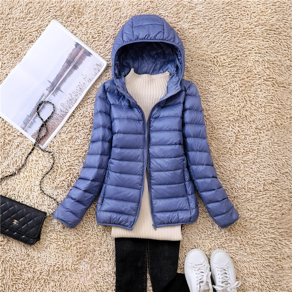 Chaqueta acolchada ultraligera para mujer (tallas grandes)