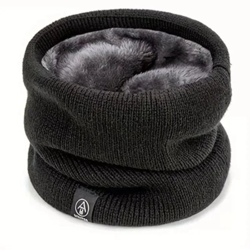Braga de cuello de punto con forro polar